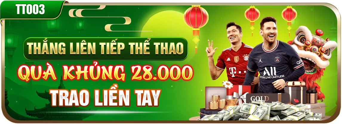 Thưởng nạp lại hàng ngày vin68